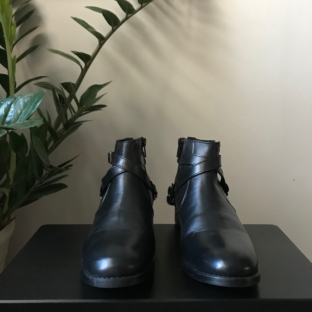 Steve Madden Ringo Ankle Leather Boots, size 7.5M